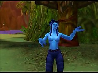 Dance Performance By A Cartoon Character From The Warcraft Universe